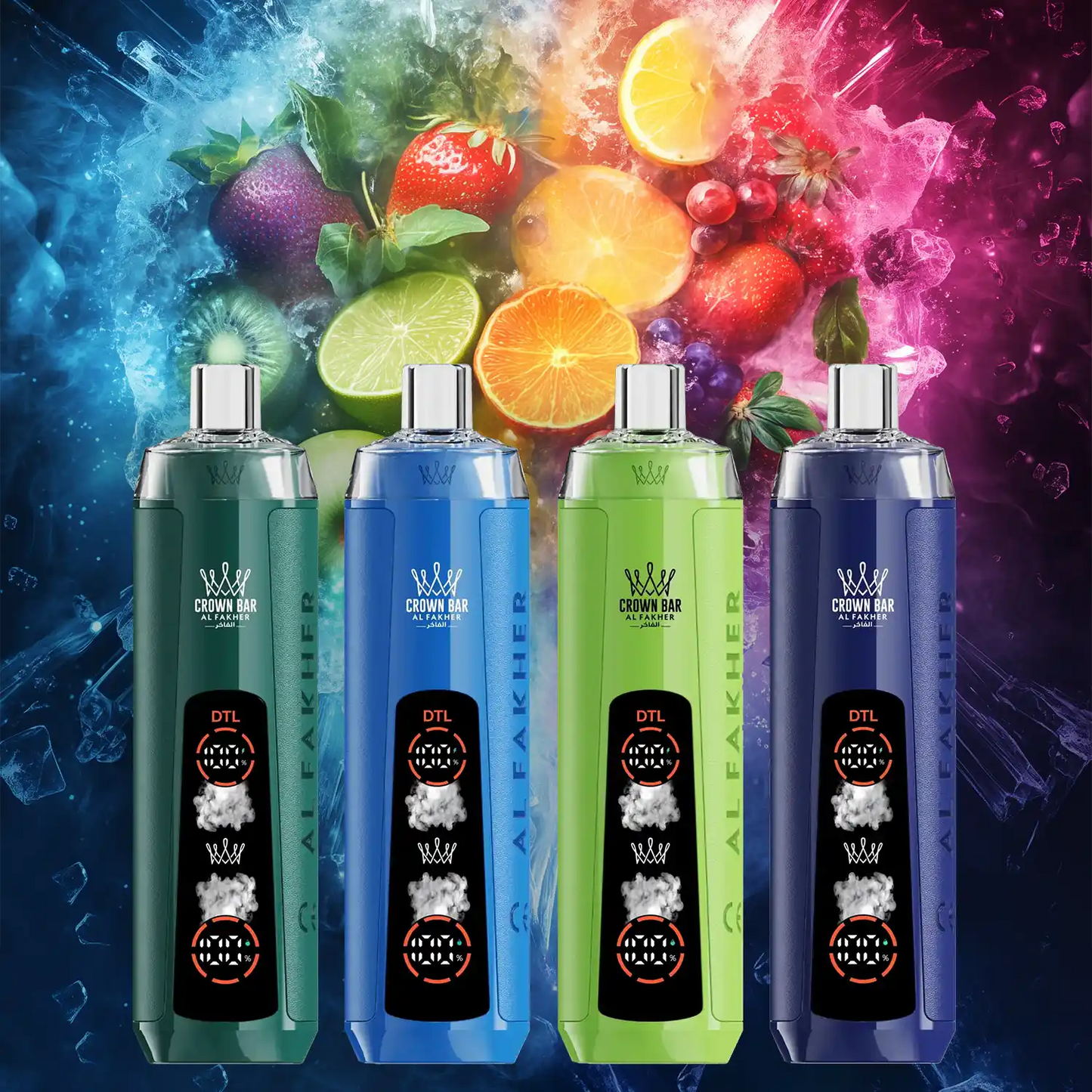 Al Fakher Crystal Dual Pro 8000 Strawberry Cherry – Einweg Vape E-Shisha 8000 Züge | Magic Puff