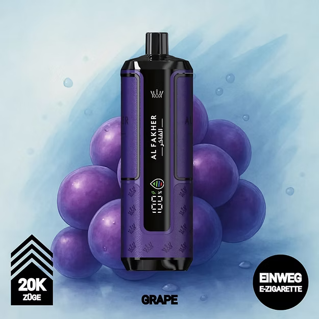 Al Fakher Crown Bar 20K Grape Drop – Einweg E-Zigarette