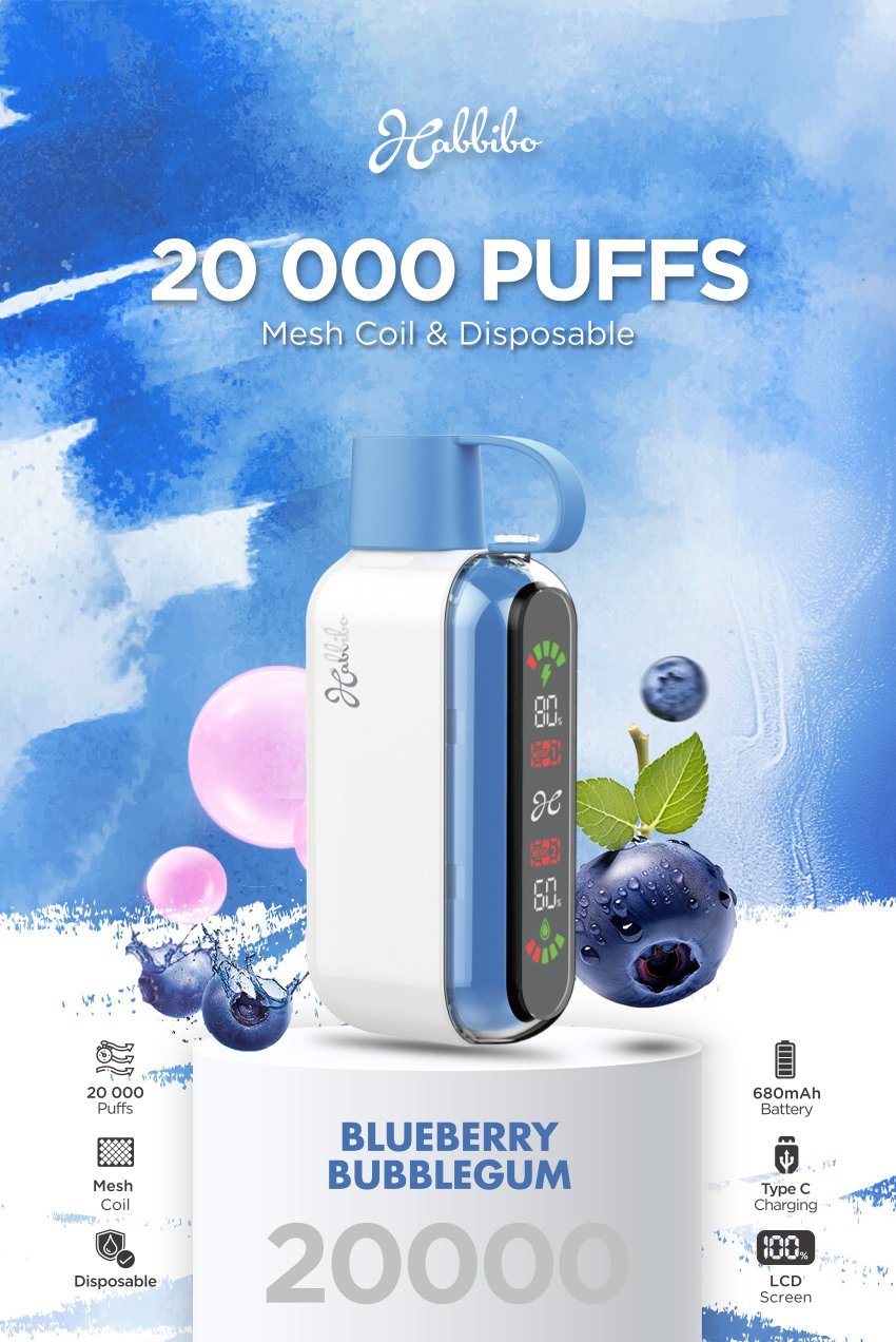 Habbibo 20K - Bluberry Bubblegum - Magic Puff