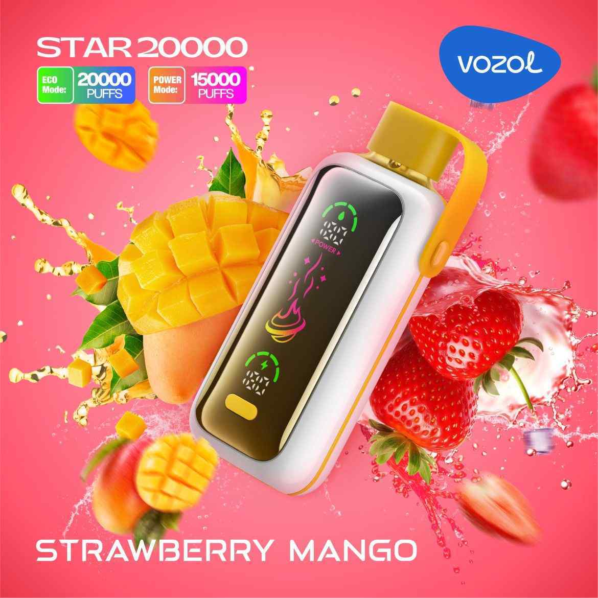 Vozol Star 20K - Strawberry Mango - Magic Puff
