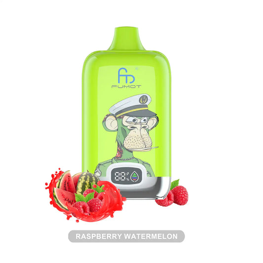 RandM Tornado 12000 Raspberry Watermelon – Einweg E-Zigarette, 12.000 Puffs, 20mg, 20ml, Wiederaufladbar, Digital Display
