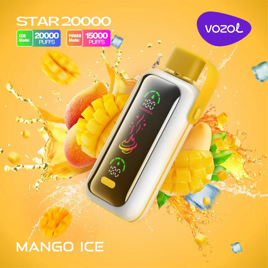 Vozol Star 20000 Mango Ice – Einweg Vape E-Shisha 20.000 Züge