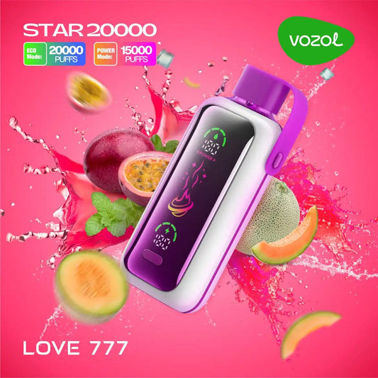 Vozol Star 20000 Love 777 – Einweg Vape E-Shisha 20.000 Züge